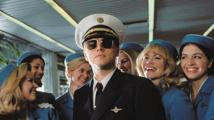In <i>Catch Me If You Can</i>, Leonardo DiCaprio plays a young man on the run from himself.