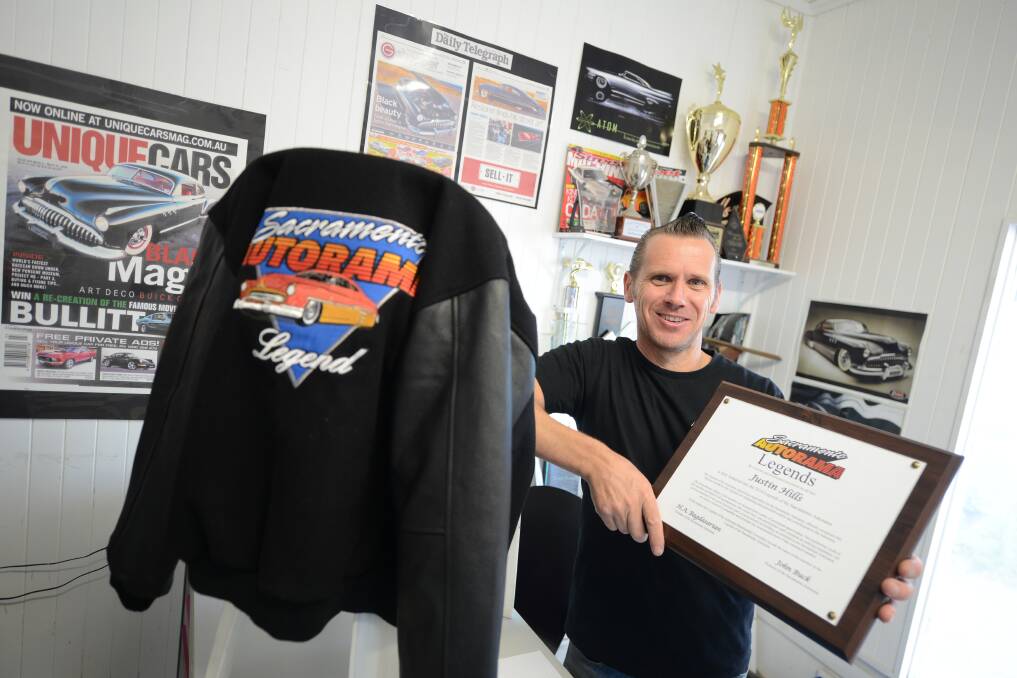 "It's a nice feeling knowing that people are now actually waiting for my next car," says Taree custom car restorer, Justin Hills.