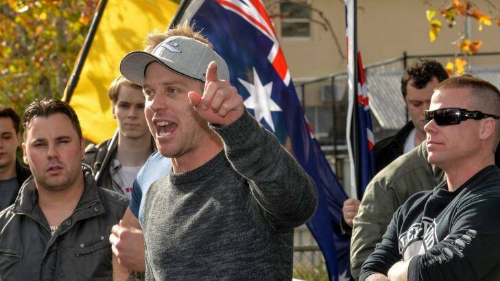 Anti-Islam protester Shermon Burgess, "The Great Aussie patriot".