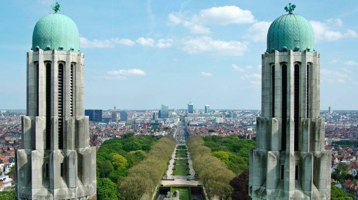 View on the northern-central part of Brussels from National Basilica of Koekelberg. Photo: iStock