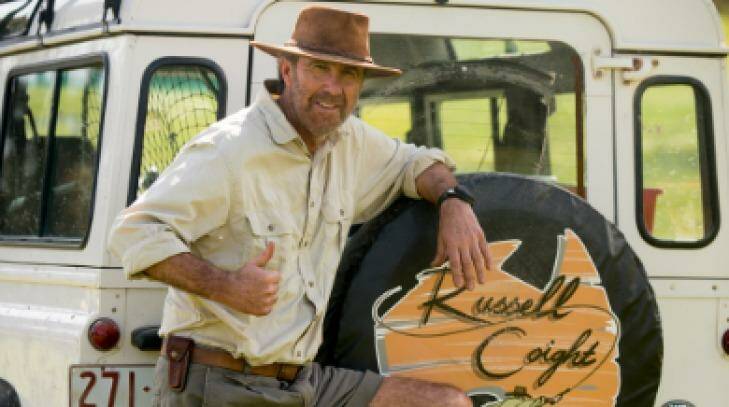 Outback adventurer Russel Coight, the comic creation of Glenn Robbins, returns to Australian TV next year. Photo: Ten