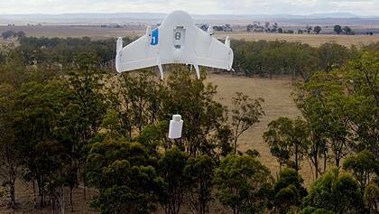 Google drone being tested in Qld.