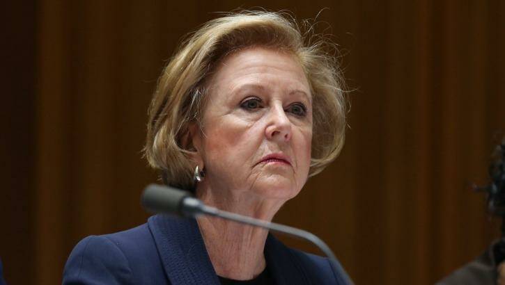 Under fire: Australian Human Rights Commission president Gillian Triggs in front of Senate estimates this week. Photo: Andrew Meares