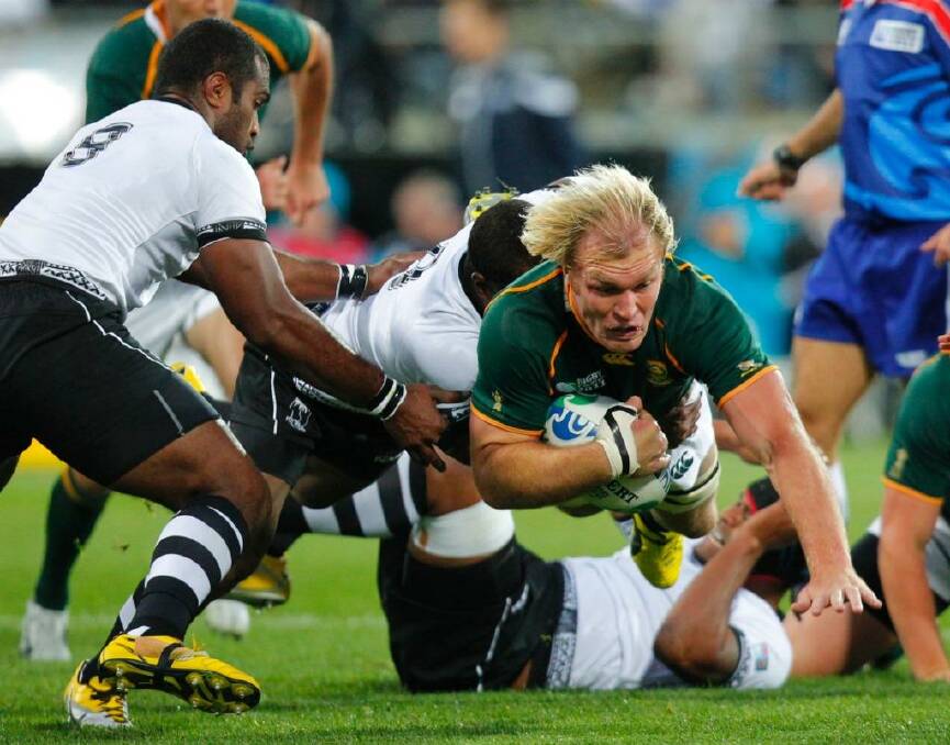Tough competitor: South African enforcer Schalk Burger is an opponent not easily forgotten, says Phil Waugh. Photo: Ross Giblin