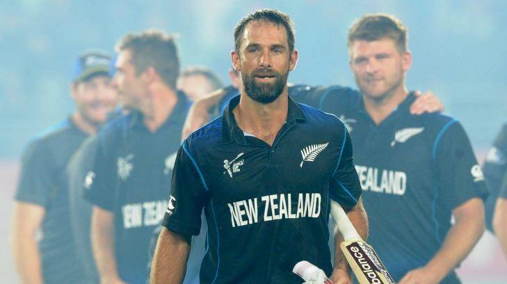 Semi-Final hero Grant Elliott stands to increase his cricket earnings up to 10 times if the Kiwis win the final. He currently does not have an NZ Cricket central contract Photo: Ross Setford