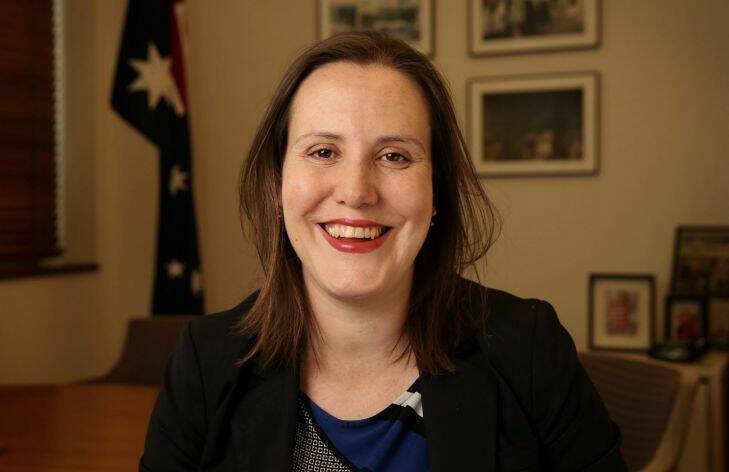 Kelly O'Dwyer minister for Revenue and Financial Services at Parliament House in Canberra on Tuesday 13 December 2016 Photo: Andrew Meares 