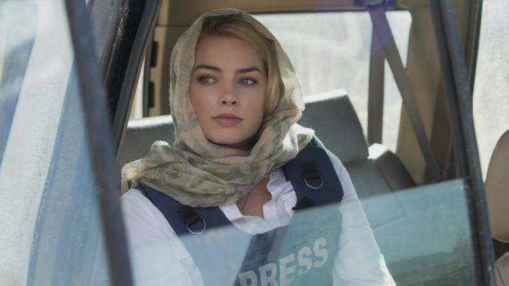 "You hear the important people talking about her," Peacocke says about co-star Margot Robbie who plays Tanya Vanderpoel. Photo: Frank Masi/AP