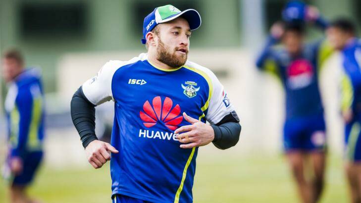 Raiders hooker Kurt Baptiste knows he's in for a fight to retain a spot in the squad. Photo: Jamila Toderas