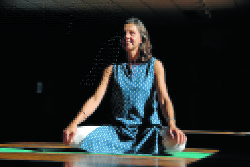 Yoga brings ease and contentment: Beverly McCulloch lives with her husband Matt at Old Bar.