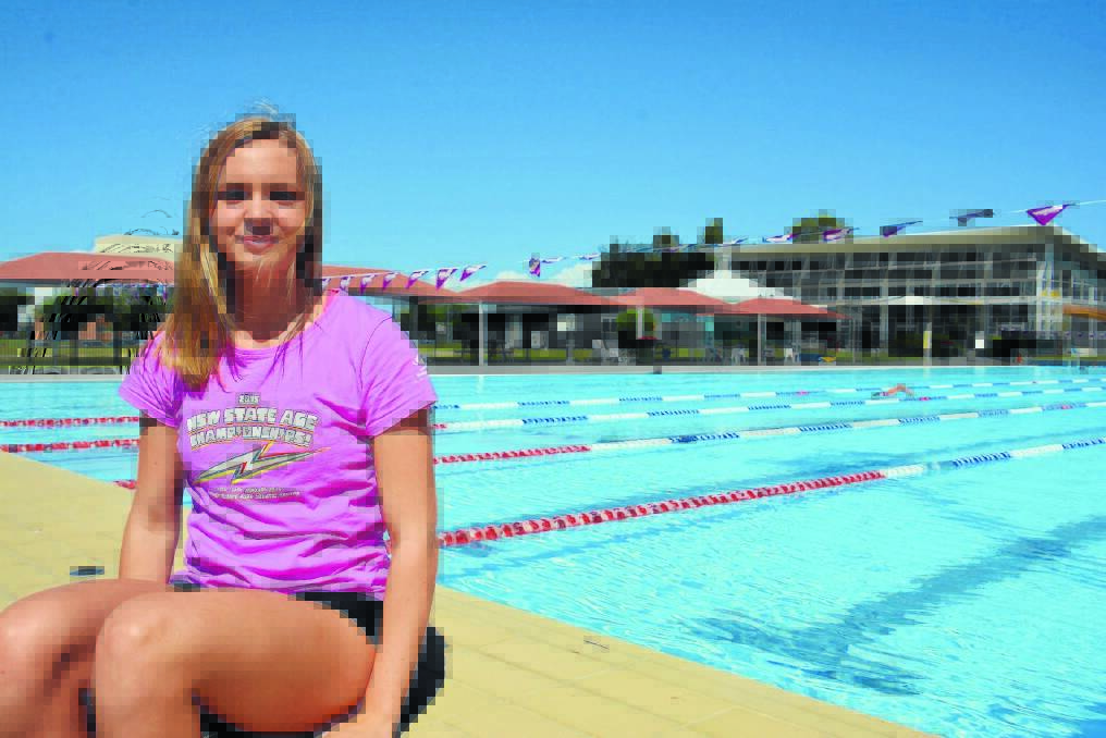 Wingham Swimming Club member Jordana Wardrop will make her debut at the Australian Swimming Championships in Adelaide this year.