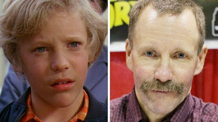 Then and now ... Peter Ostrum, right, and as Charlie Bucket in the 1971 movie Willy Wonka & the Chocolate Factory.