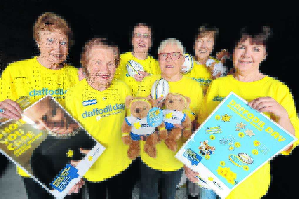 Taree Quotarians Lilian Else, Joy Davey, Margaret Allison, Christine Gibbons, Margaret Maclean and Bronwyn Rich urge you to support Daffodil Day Friday, August 28.