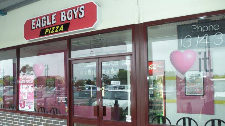 Eagle Boys has 114 stores and less than 10 per cent of the $3.7 billion pizza market and Pizza Hut has 270 stores or about 20 to 25 per cent. Photo: Sonia Byrnes