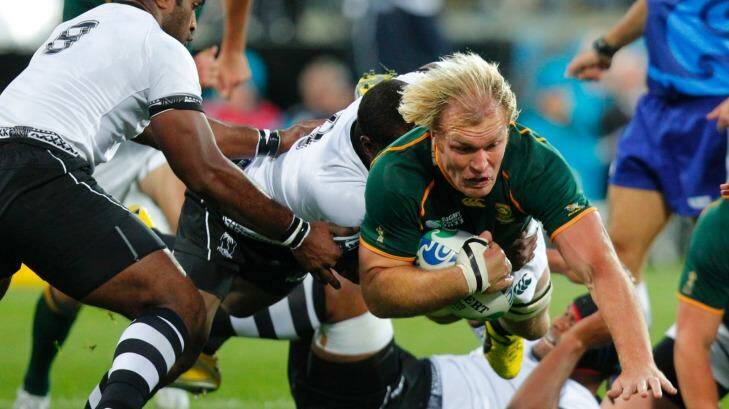 Tough competitor: South African enforcer Schalk Burger is an opponent not easily forgotten, says Phil Waugh. Photo: Ross Giblin