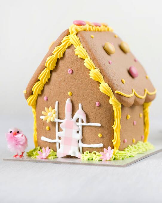 Ferguson Plarre Bakehouses' Easter gingerbread house, $24. Available in Victorian stores. More info: http://www.fergusonplarre.com.au Photo: Supplied