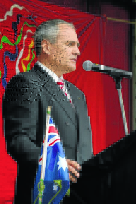 Ken Henry speaking at the Taree Australia Day ceremony in 2009. The former Chatham High student is chair designate to the National Australia Bank, his appointment is seen as a signal to a new era for Australian banks .