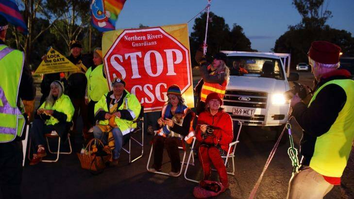 CSG has its protesters now – before fugitive emissions are known. Photo: Andrew Quilty 
