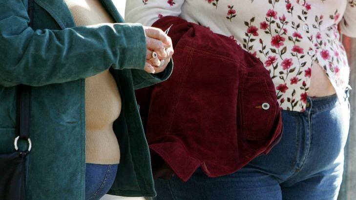 Obesity in adults will reach 35 per cent by 2025. Photo: Jenny Evans