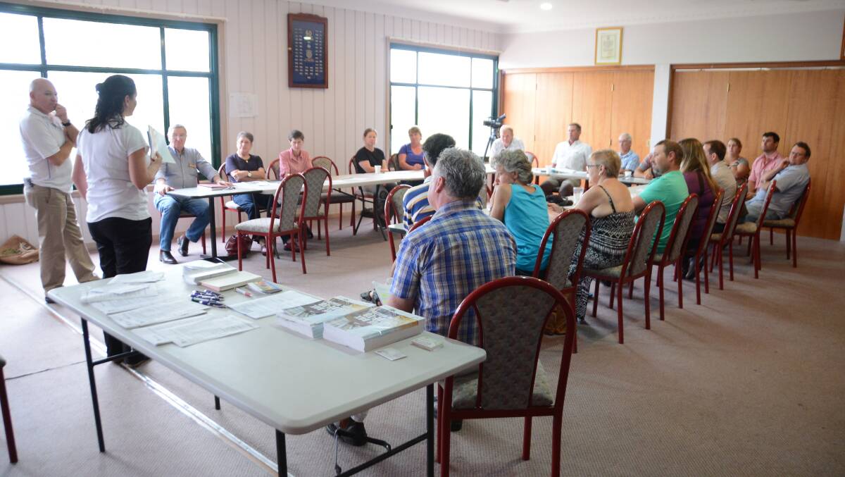 Farmers and service providers in attendance at last week's drought relief seminar.