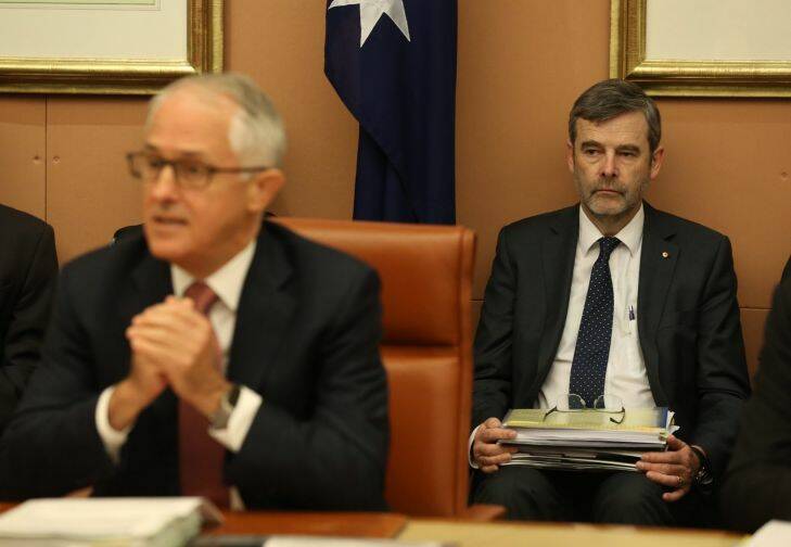 Drew Clarke chief of staff to Prime Minister Malcolm Turnbull at COAG at Parliament House in Canberra on Friday 9 December 2016 Photo: Andrew Meares 