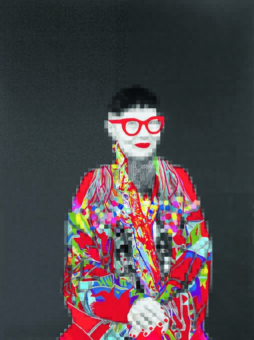 A portrait of Jenny Kee by artist Carla Fletcher is one of a number of works that will be on display as part of the Archibald Prize 2015 exhibition, which is coming to the Manning Regional Art Gallery. Photo by AGNSW, Felicity Jenkins.