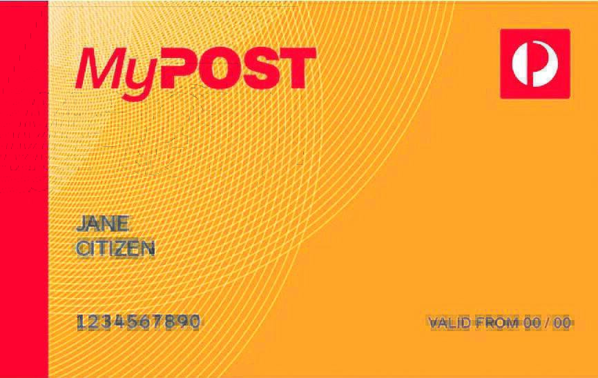 MyPost concession card to ease the costs of domestic mail.