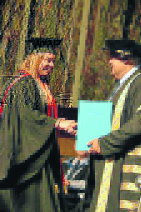Krystal Hurst recently graduated from the University of Canberra with a degree in Cultural Heritage. The ceremony was held at Parliment House.