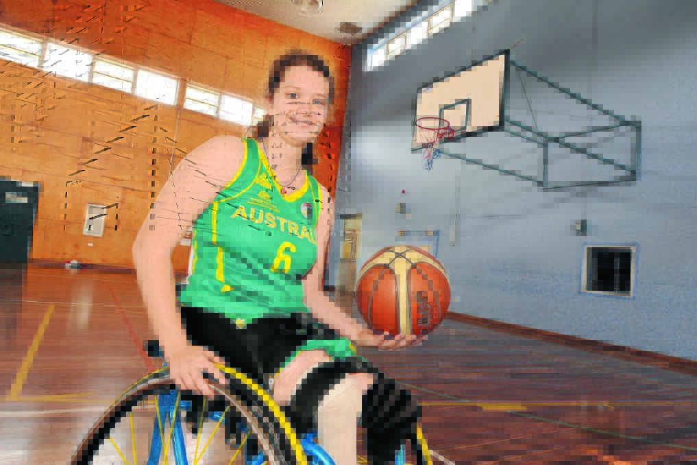 Australian under 25 women's wheelchair basketball representative Catherine Nelson.