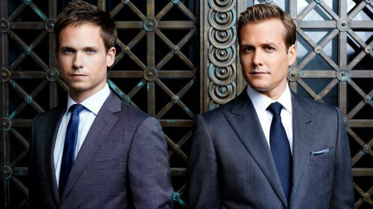 Patrick J. Adams and Gabriel Macht love the fan fiction that imagines their <i>Suits</i> characters are gay lovers. Photo: Supplied