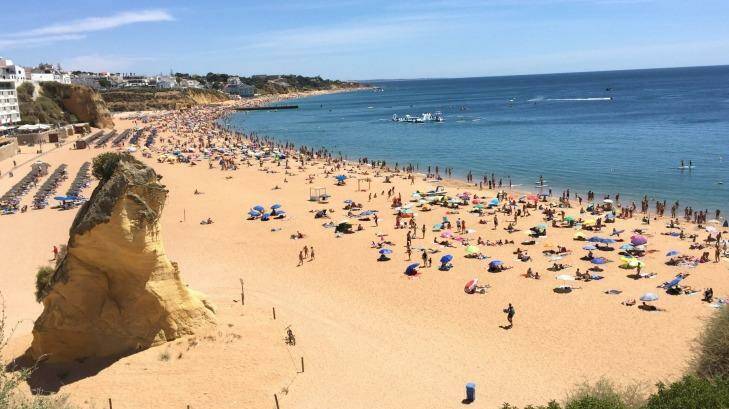 Soak up the sun in one of the many coastal cities in the Algarve region of Portugal. Pictured: Albufeira. Photo: Annie Dang