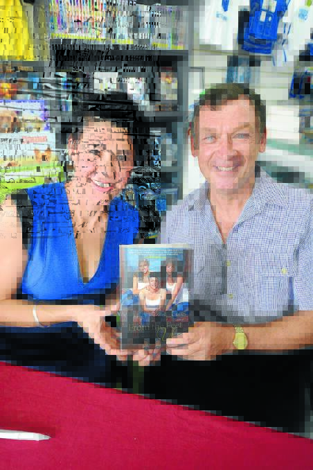 Newly announced ambassador for the Manning Winter Festival, author Tanya Saad, with festival president George Hoad.
