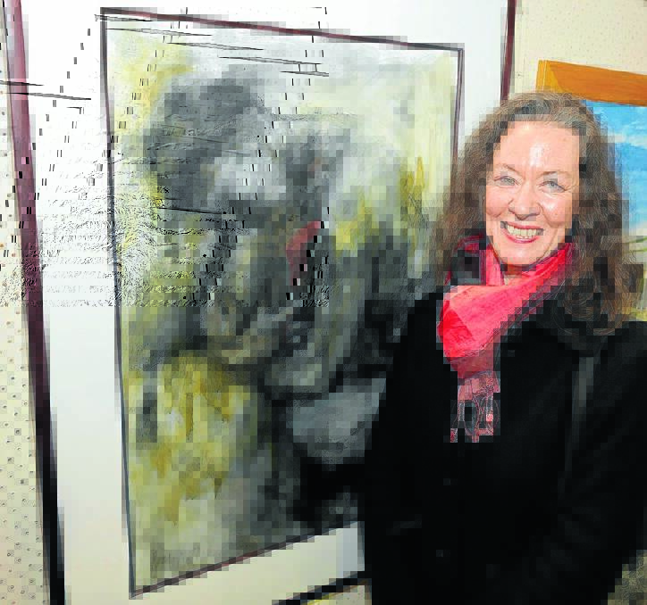 Jo Ernst won a number of awards in the exhibition including best work in exhibition for 'Drawing within'.