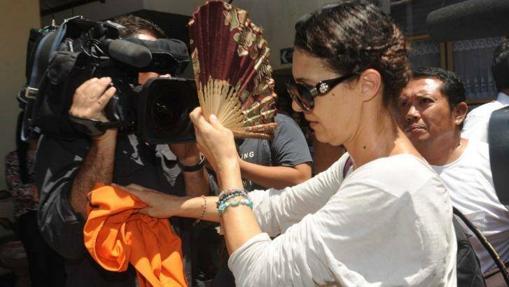 Sara Connor arriving at Denpasar District Court on Tuesday. Photo: Alan Putra