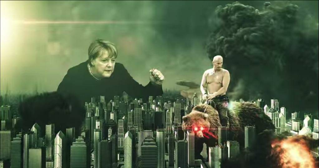 An image from a Russian propaganda video which has been viewed millions of times.