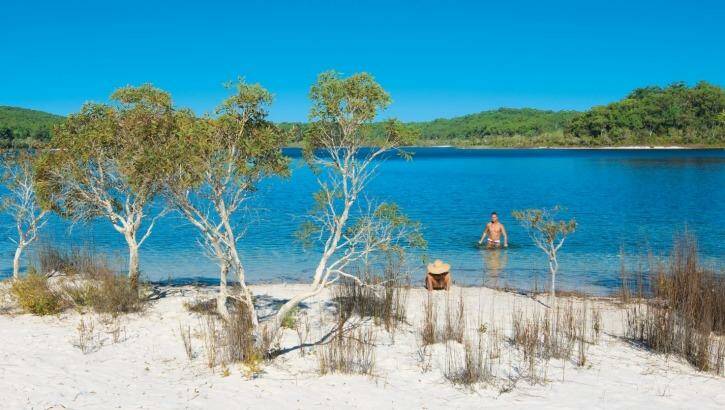 The inviting waters of Lake McKenzie, Fraser Island. Photo: Darren Jew