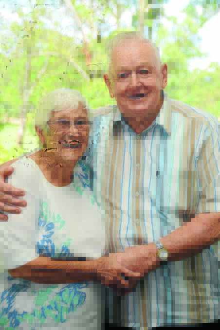 Pictured: Val and Norman Webster recently celebrated 65 years of marriage at a lunch at Club Taree.