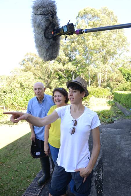 Mon, Tanya and Michael Saad were filmed in the Manning Valley for the SBS program. 