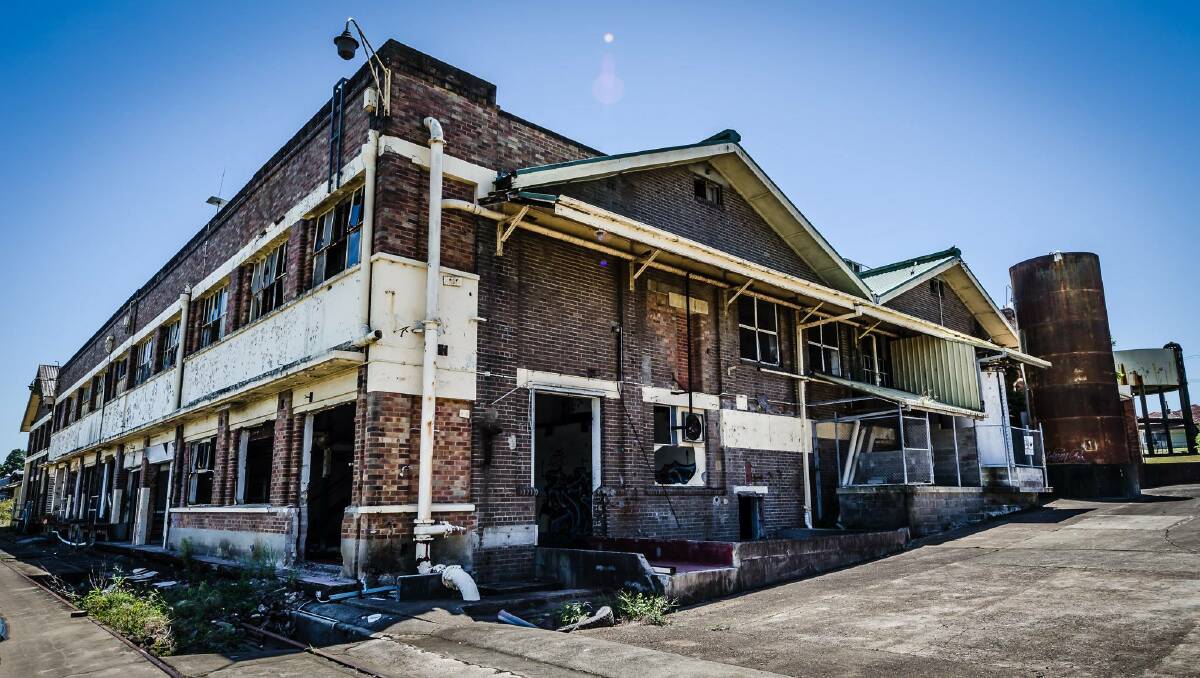 Outside the Peter's Ice Cream Factory in Taree. Photographer Brett Patman travelled from Sydney to photograph the building for his project Lost Collective.