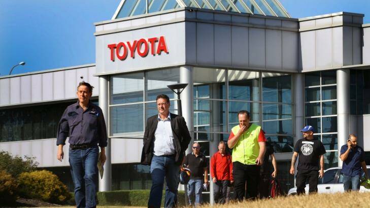 Toyota announced the closure of their Altona factory by 2017.   Photo: Angela Wylie 