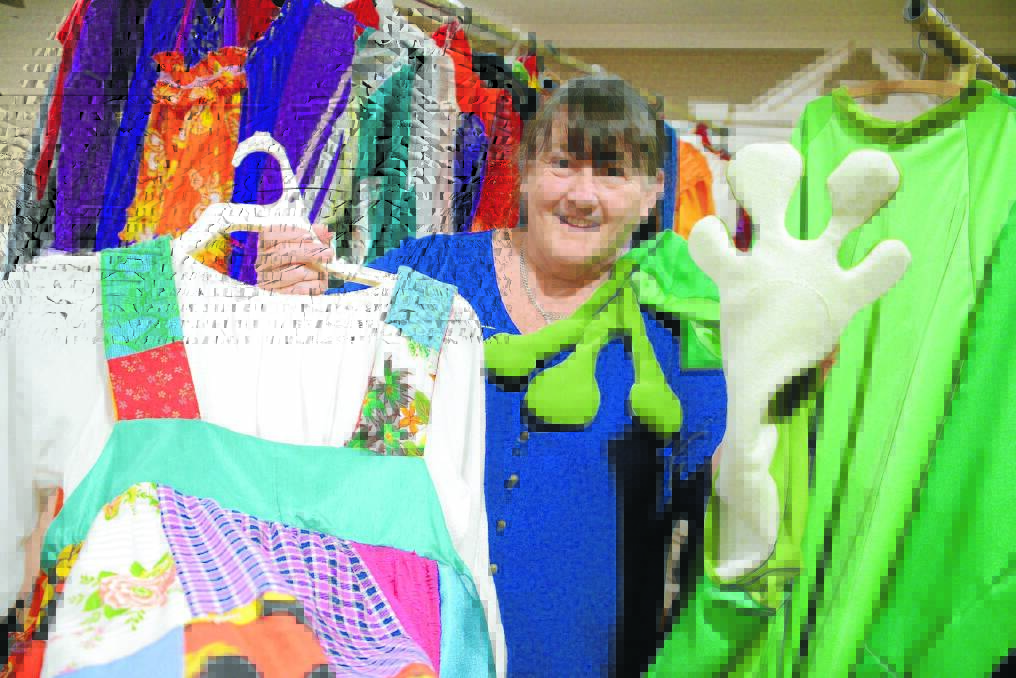 Toys, toys, toys: Bron Squire has produced colourful costumes for the Mary Poppins toy scene.