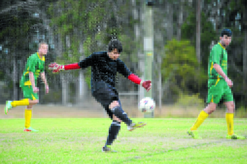 Goal keeper David Castro will need to be at his best for Wingham in Saturday's promotion/relegation game against Tuncurry-Forster at Port Macquarie.