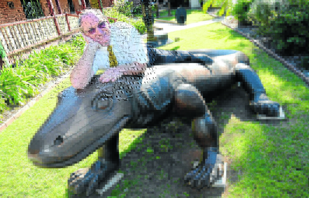 Got the goanna! Manning Regional Art Gallery has agreed to support the rejuvenation of Victoria Street by relocating Rick Reynolds' sculpture to the new "civic heart" being created later this year. Graham Brown, the Taree businessman who has been driving for change in our CBD is "excited".