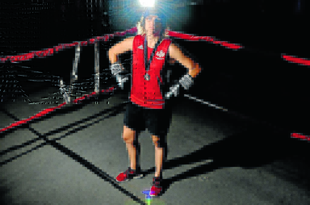 Port Macquarie boxer Jessica Messina will fight Hayley O Keefe at the Manning River Rumble on February 28 at Taree PCYC.          Photo Matt Attard Port News