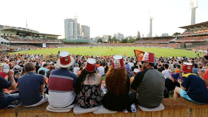 Fans flock: The Big Bash League has brought families through the gate and rated highly on TV this summer.
 Photo: Will Russell/Getty Images