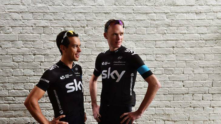 Tour de force:Riche Porte and Chris Froome are hoping for a better run. Photo: Photo: Scott Gelston