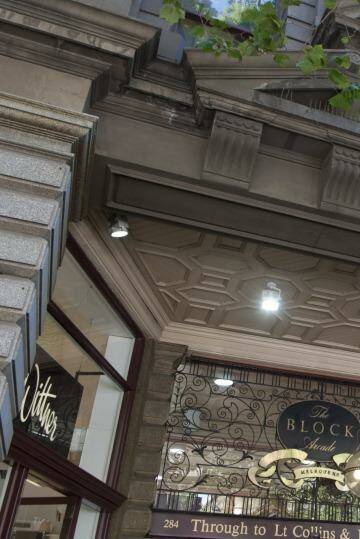 The Block Arcade on Collins Street in Melbourne.