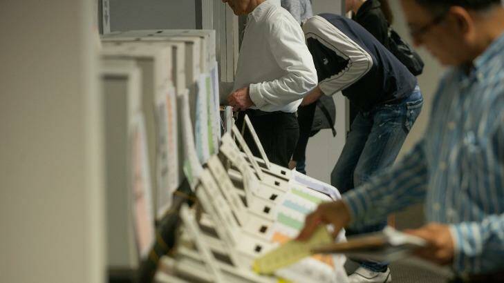 More than 1.1 million people voted early in the state election. Photo: Jesse Marlow