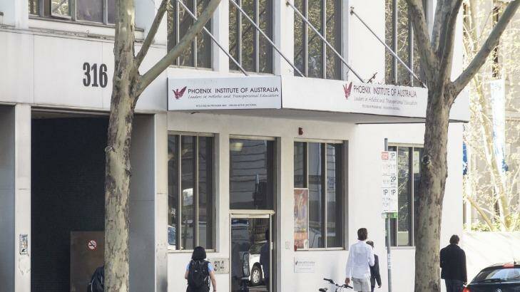 The Phoenix Institute of Australia, at 314 Queen Street in Melbourne, has been put on notice that its registration as a provider of vocational education and training is to be cancelled. Photo: Supplied