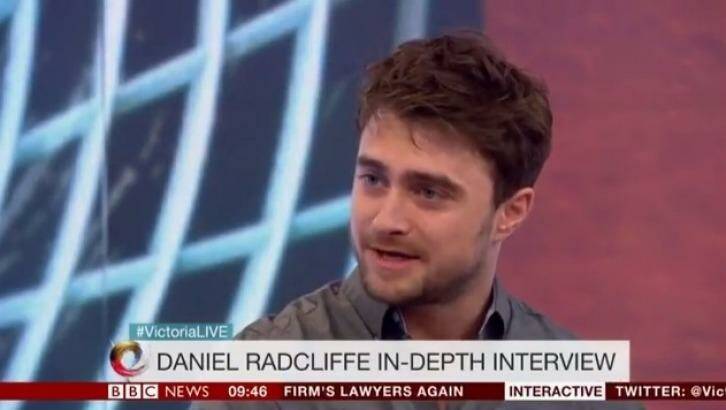 Radcliffe said things were slowly changing and roles were improving for female characters in the scripts he read. Photo: BBC