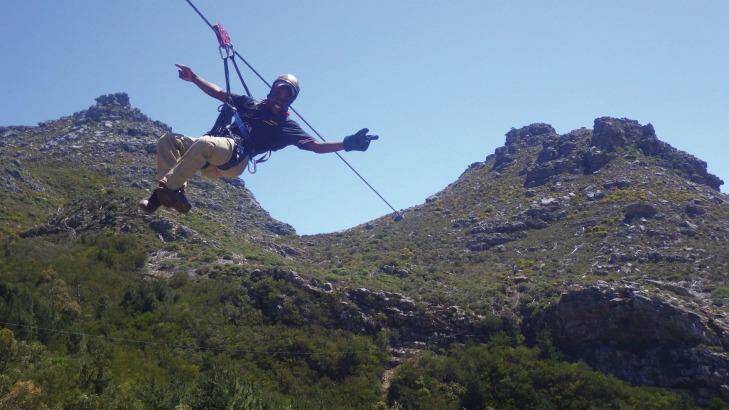 High above the ground with Cape Town Ziplines. Photo: Supplied
